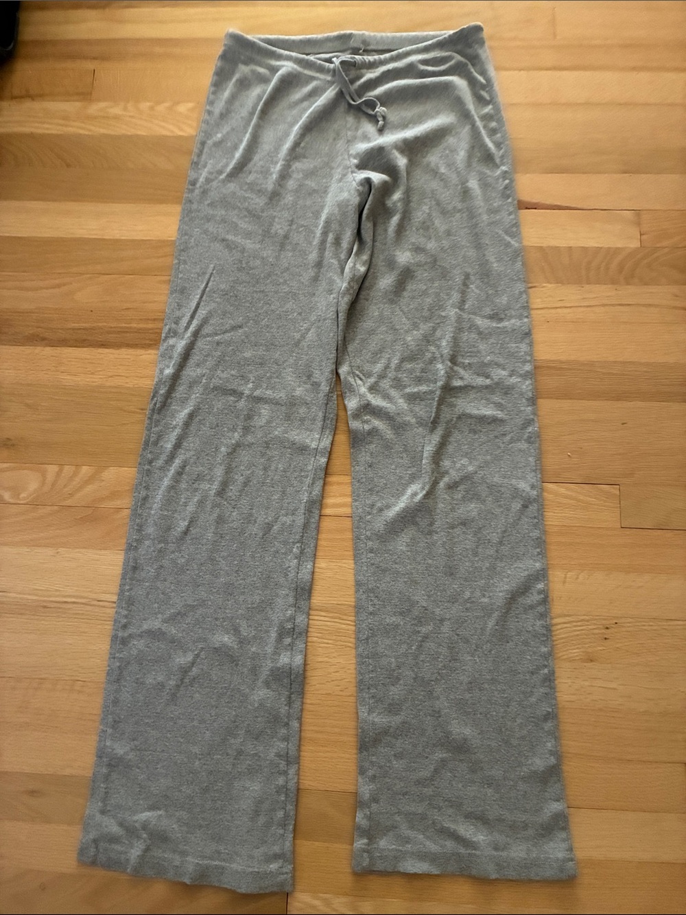 Women's Light Gray Lounge Joggers with Drawstring Waist